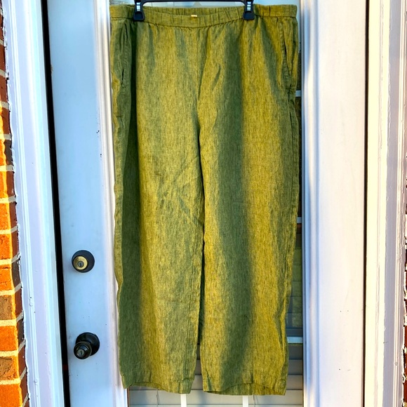 Eileen Fisher Pants - Eileen Fisher Green Pants Sz XL/TG